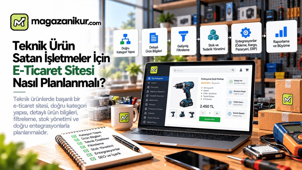 Teknik Ürün Satan İşletmeler İçin E Ticaret Sitesi Nasıl Planlanmal